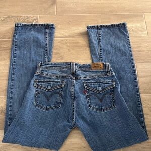 Levi's Women's 542 Low Rise Flare Bootcut Jeans Size 8M Stretch Y2K Denim